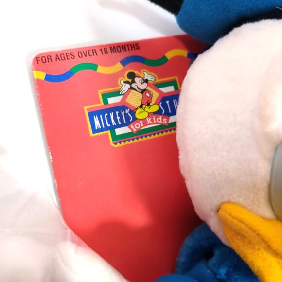 VTG Donald Duck 10" Hand Puppet Mickey's Stuff for Kids NEW Unopened Disney - Picture 3 of 4